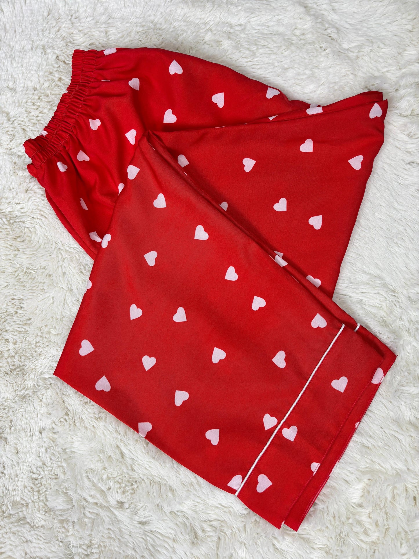 Heartbeats in Red PJ SET
