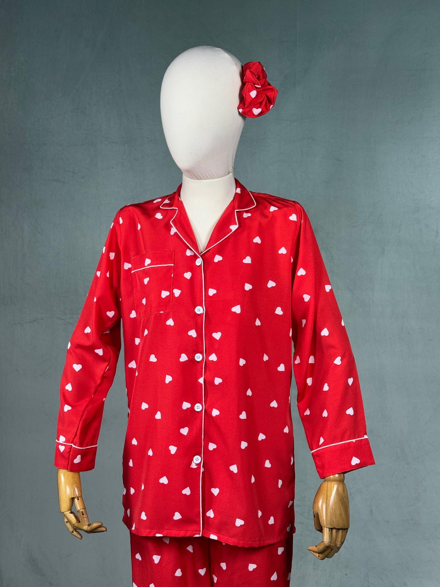 Heartbeats in Red PJ SET