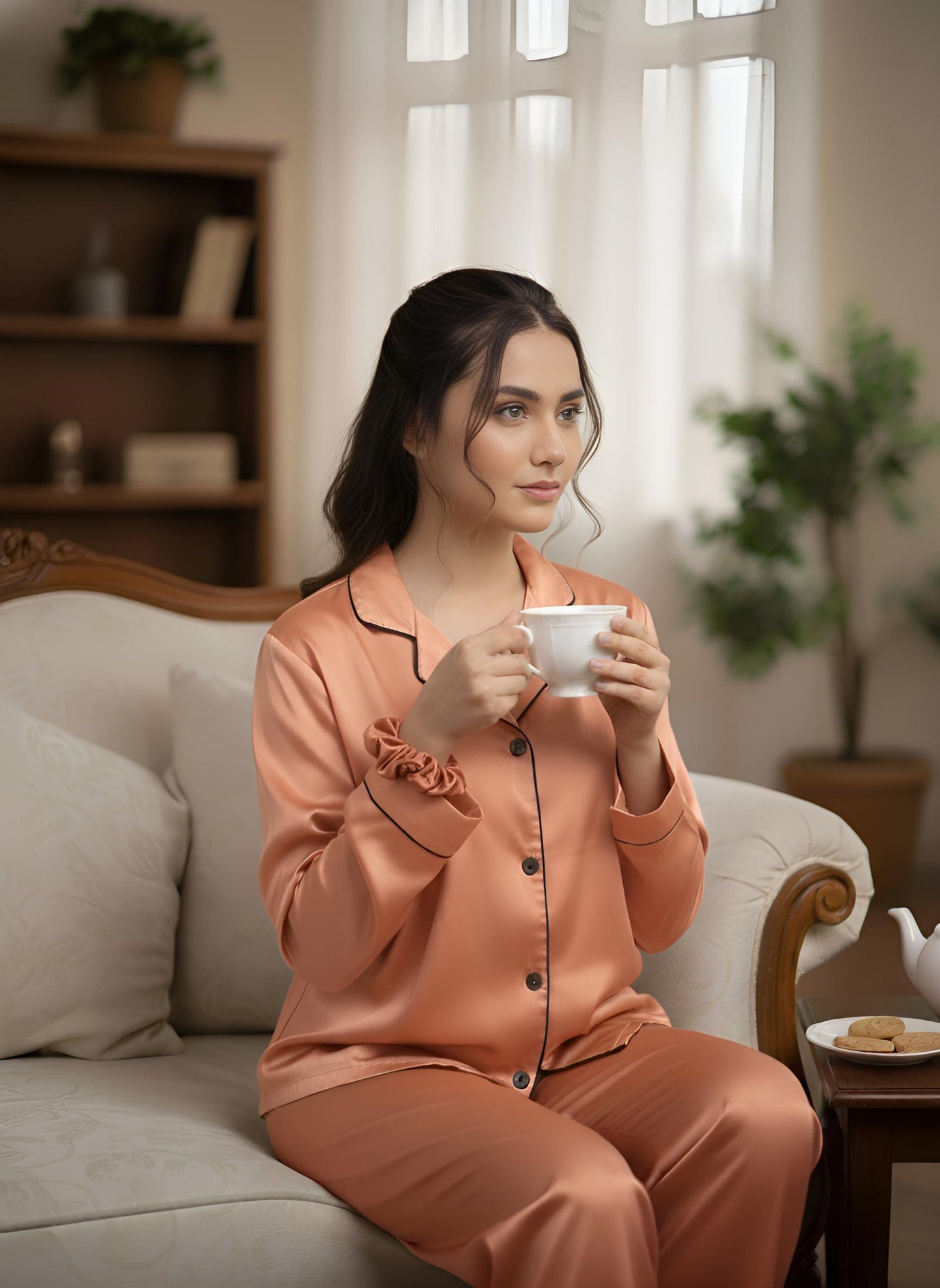 Canvas Copper Silk PJ Set