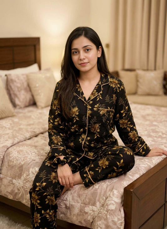 Golden Flora Linen PJ